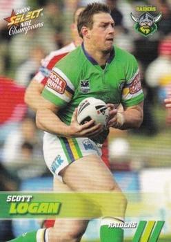 2008 Select NRL Champions #32 Scott Logan Front